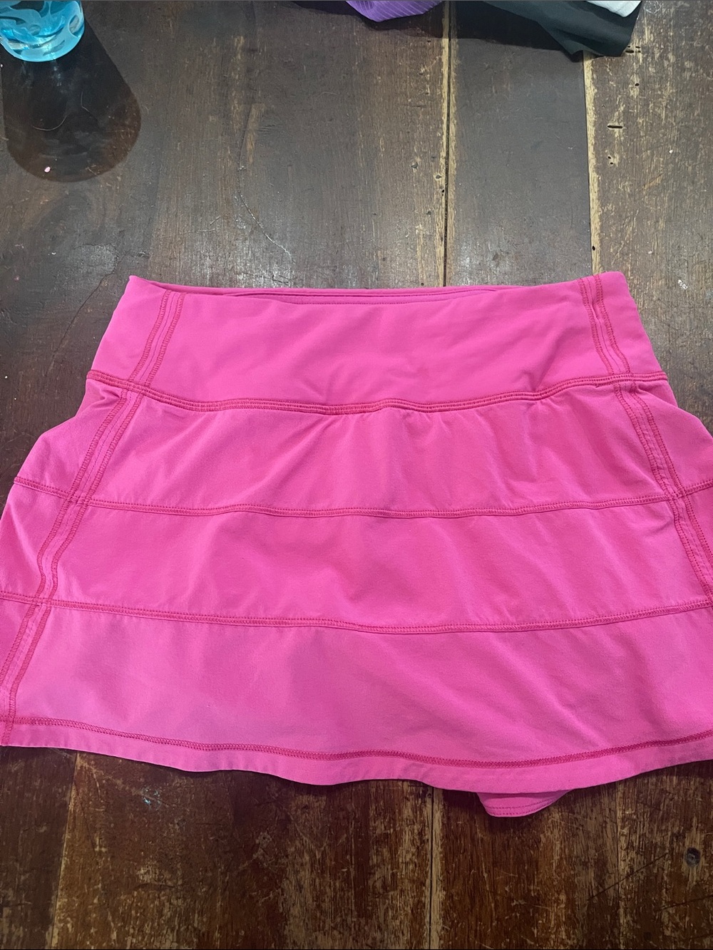 lululemon athletica pink pace revival skirt